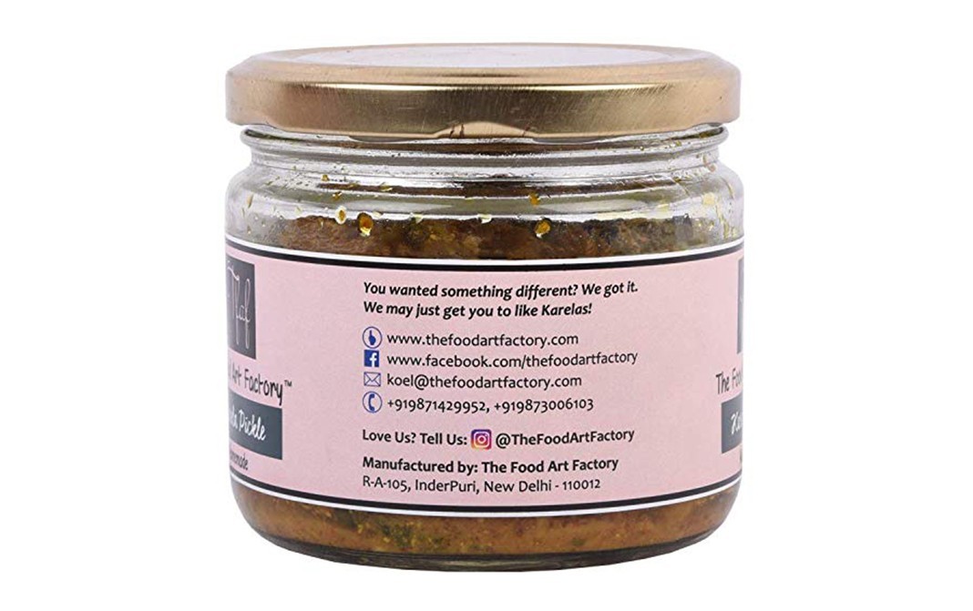 The Food Art Factory Karela Pickle    Glass Jar  200 grams